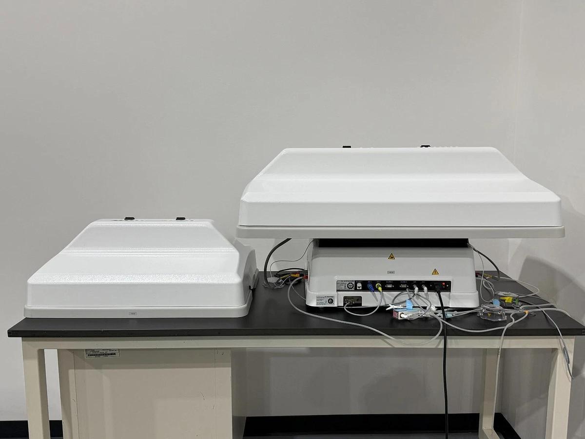 Used Sartorius Stedim BIOSTAT RM 20/50 Wave Rocker Mixing Bioreactor +20L & 50L Trays
