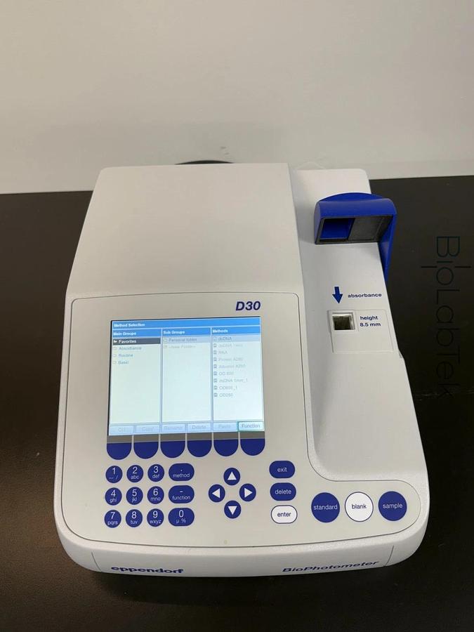 Used Eppendorf BioPhotometer D30 spectrophotometer 6133 w/warranty