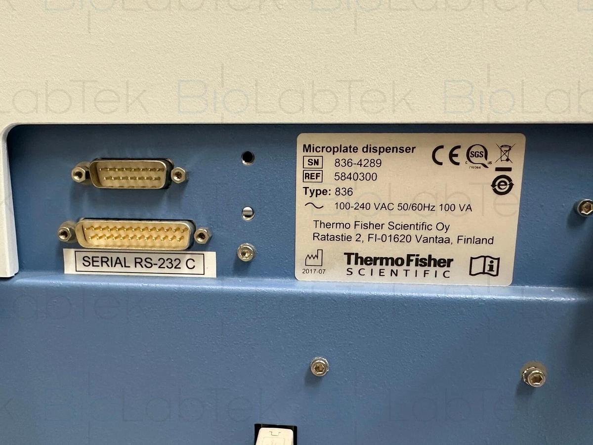 Used Thermo Scientific Multidrop Combi 836 Reagent Dispenser