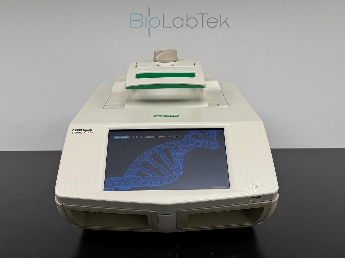 Used Bio-Rad C1000 Touch PCR Gradient Thermal Cycler with 96 well Fast module block