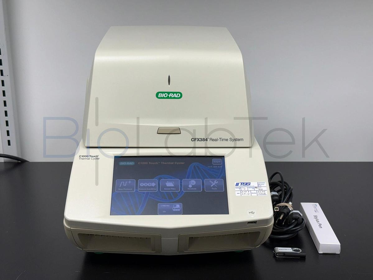 Used Bio-Rad CFX384 Touch Real-Time PCR Detection System | 19 Hours