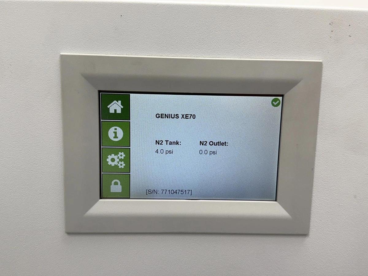 Used Peak Scientific Genius XE70 XE Mass Spectometer lab Nitrogen gas generator 70L