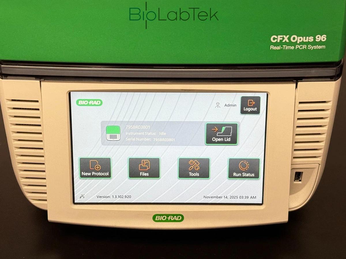 Used Bio-Rad CFX Opus 96 well Real-Time qPCR System 2021