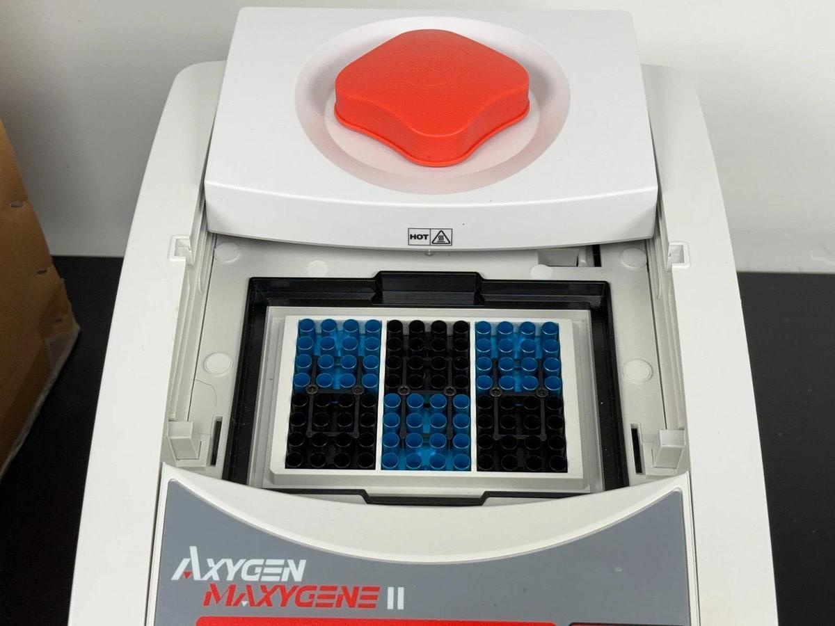 Used Axygen MaxyGene II PCR Thermal Cycler with 96 Wells x 0.2 ml Block 110V