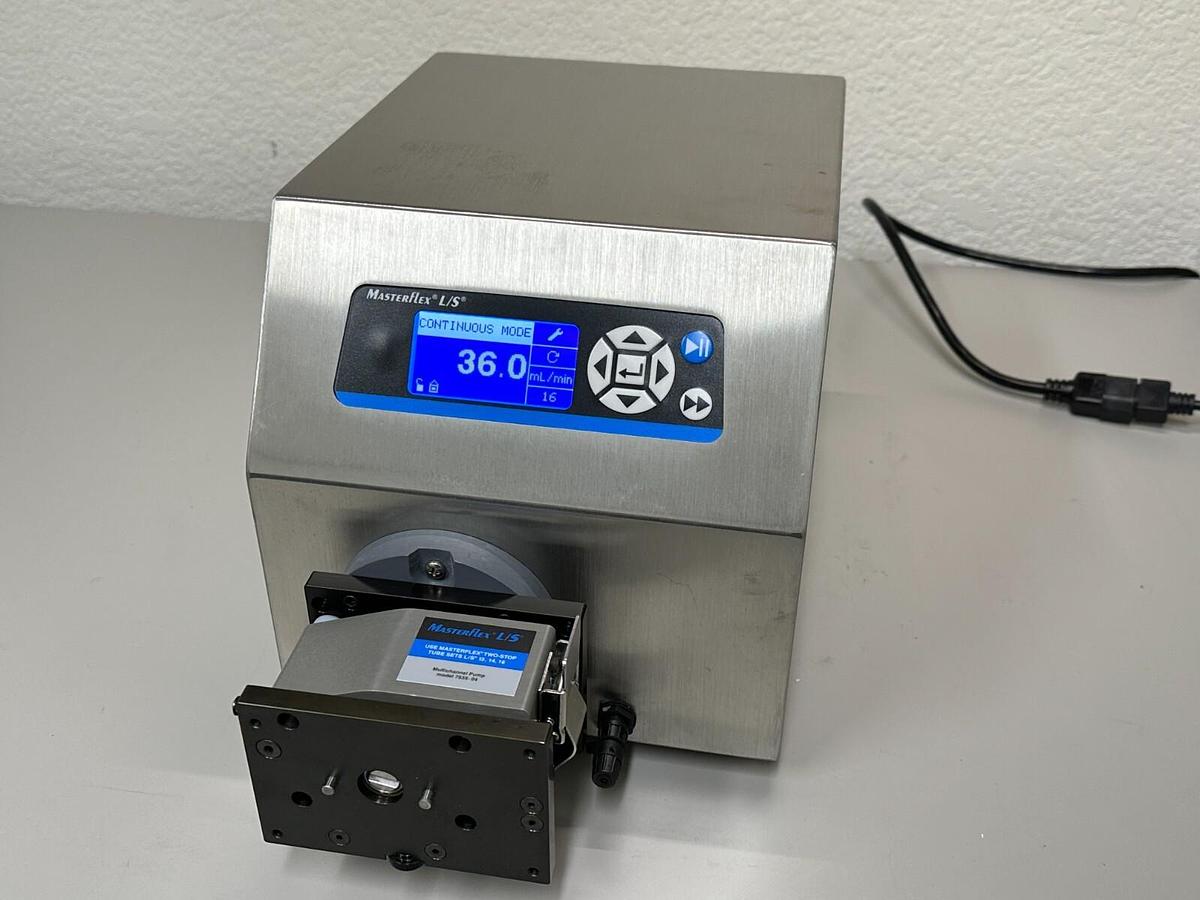 Used Cole Parmer Masterflex L/S Process Peristaltic Pump with 4-channel pumphead