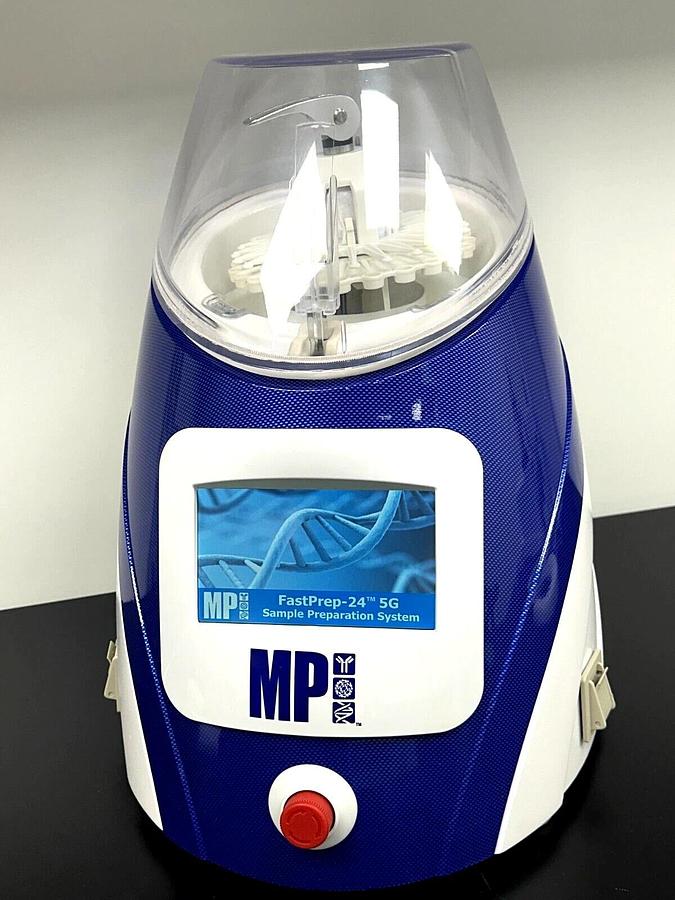 Used MP Biomedicals FastPrep-24 5g bead beating grinder lysis Sample Prep Homogenizer
