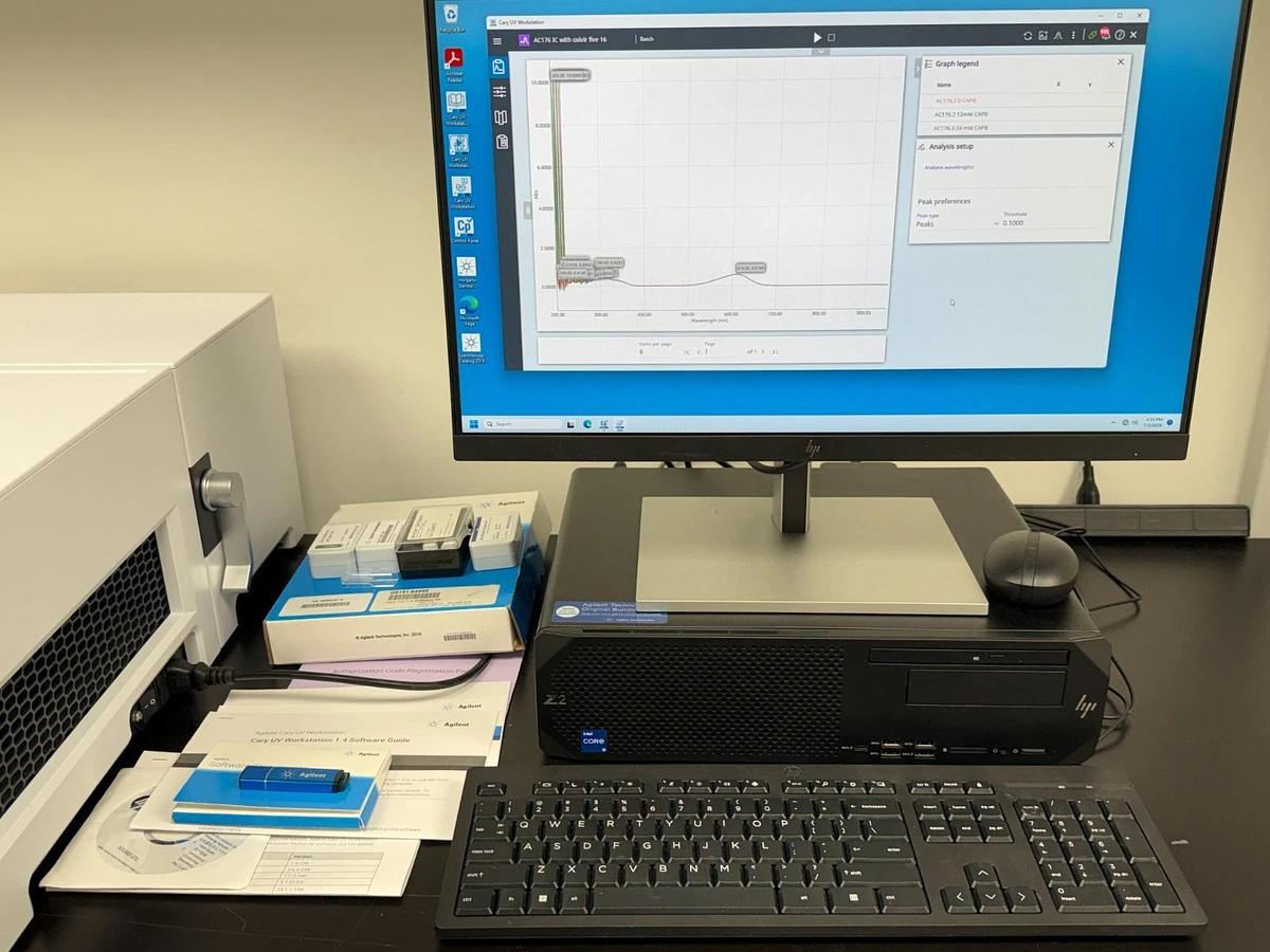Used Agilent Cary 3500 UV-Vis Spectrophotometer System w/ Multicell Peltier 2024