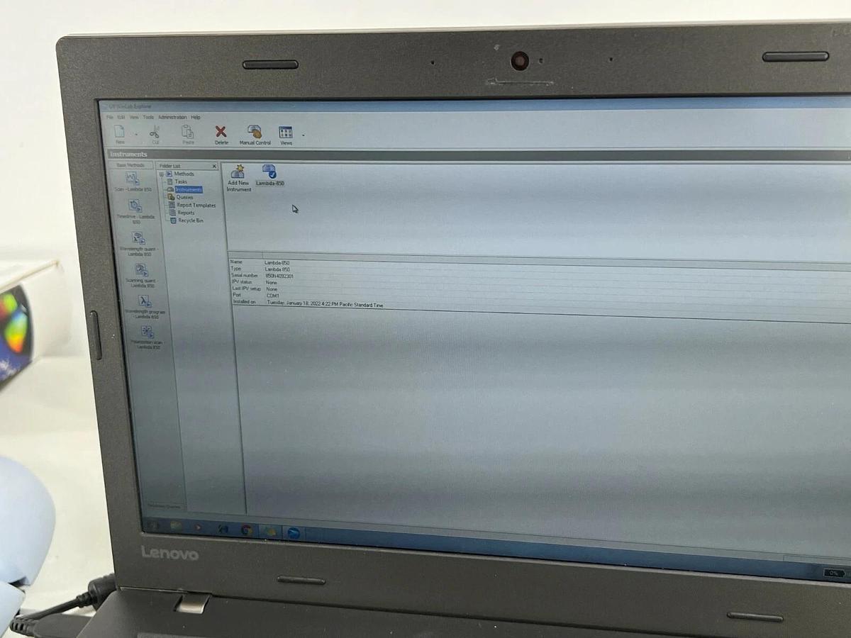 Used Perkin Elmer Lambda 850 UV/VIS Spectrophotometer L6020035 System