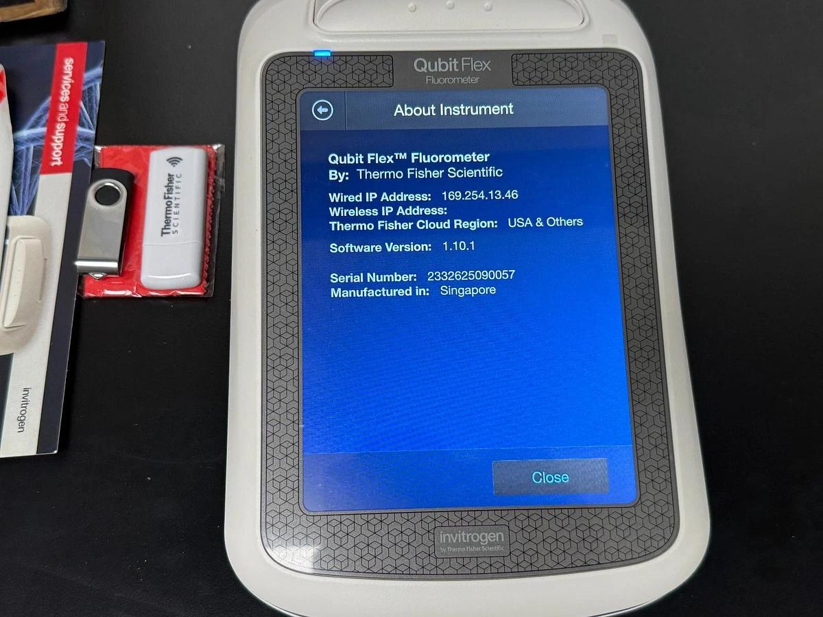 Used Thermo Invitrogen Qubit Flex Fluorometer Sample DNA RNA Protein quant Wi-Fi '25