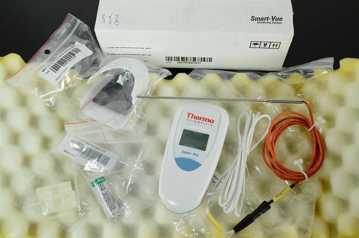 Used Thermo Smart-Vue 915mhz PT100 -200c Module/Sensor Combo SV302-500-LSB