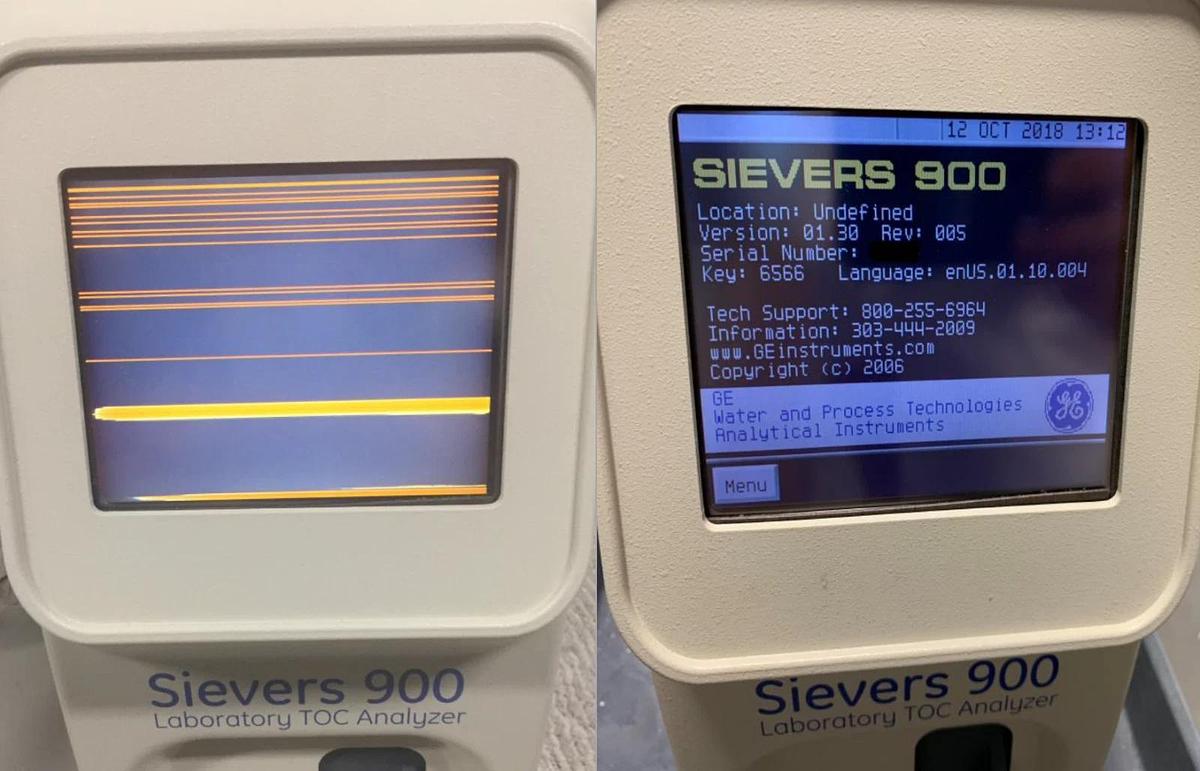 Used NEW Replacement LCD touch display screen for GE Sievers 900 5310C TOC Analyzer