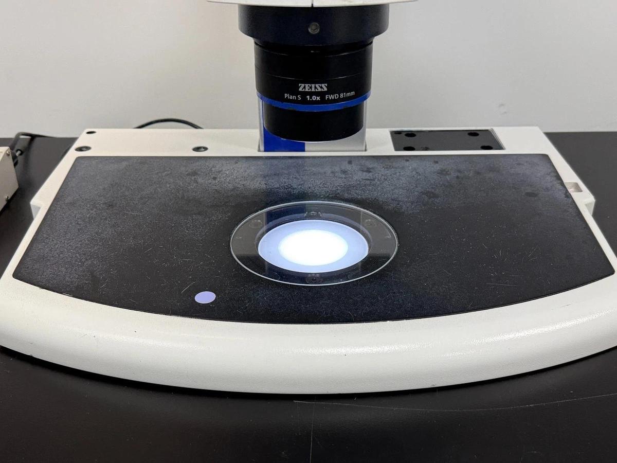 Used Zeiss SteREO Discovery.V8 Microscope Plan S 1.0x PL 10x/23 | 8x-63x Zoom Stand