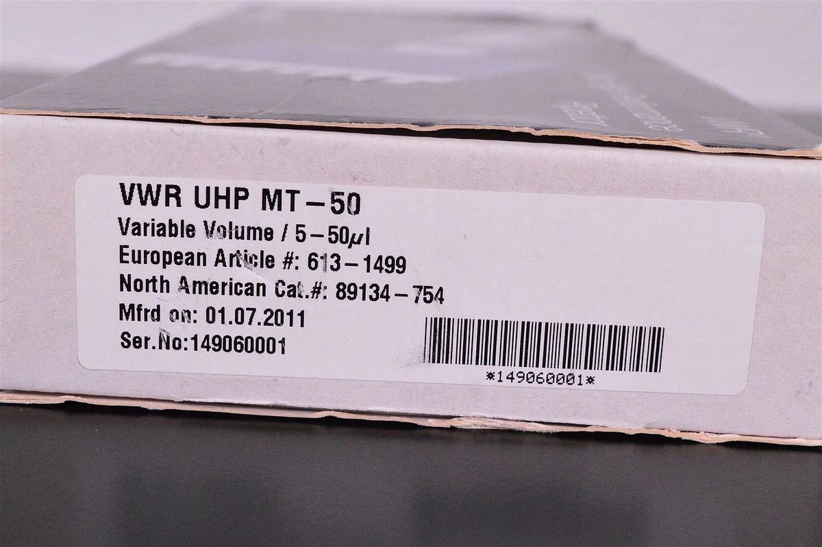 Used VWR 12-channel 5-50ul UHP Variable manual pipette Pipettor MT-50 89134-754 NEW