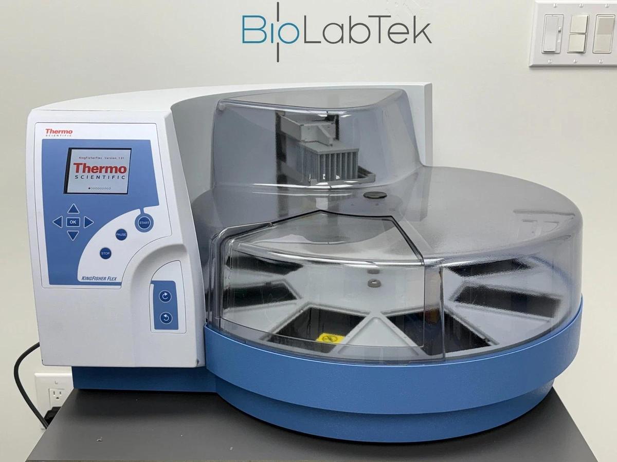 Used Thermo KingFisher Flex Purification System with 96 deep-well head