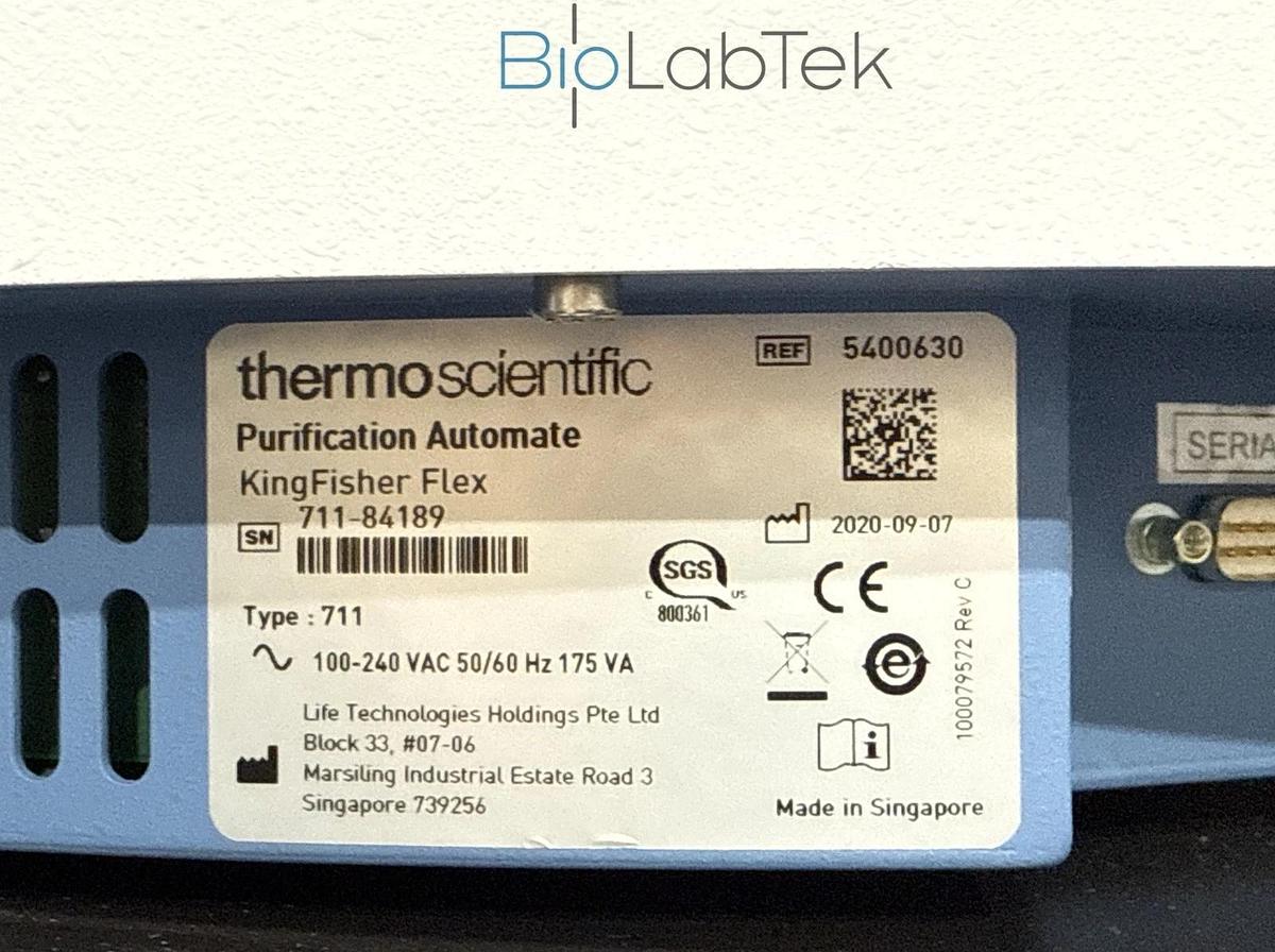 Used Thermo KingFisher Flex Purification System with 96 deep-well head