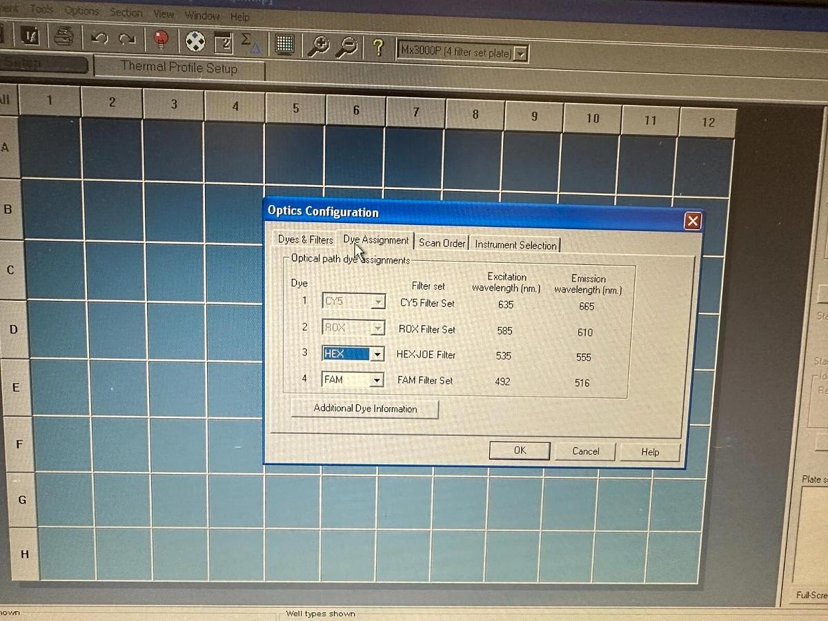 Used Agilent Stratagene Mx3000p multiplex quantitative real-time qPCR system