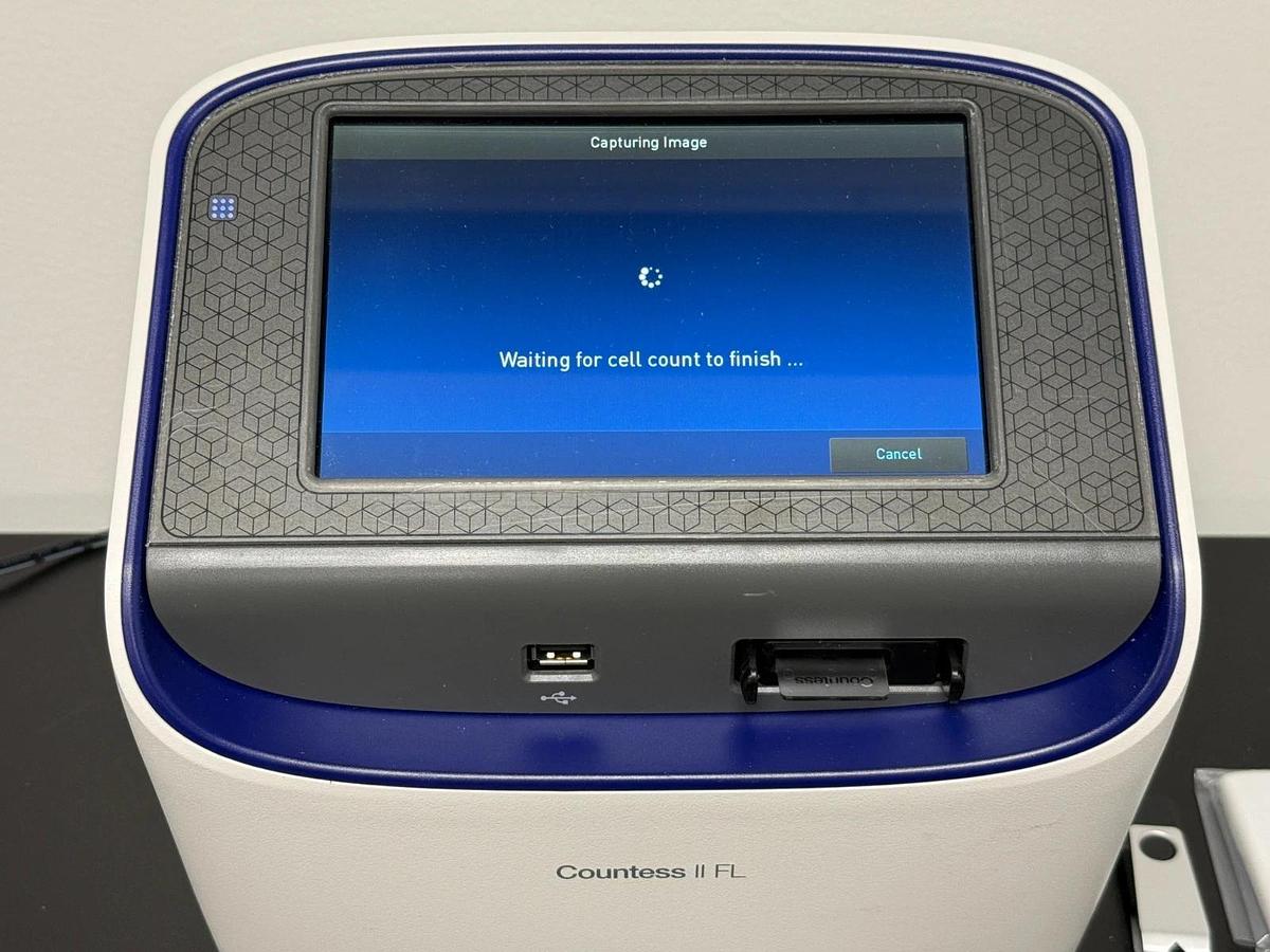 Used Invitrogen Countess II FL Automated Cell Counter | Fluorescence Benchtop