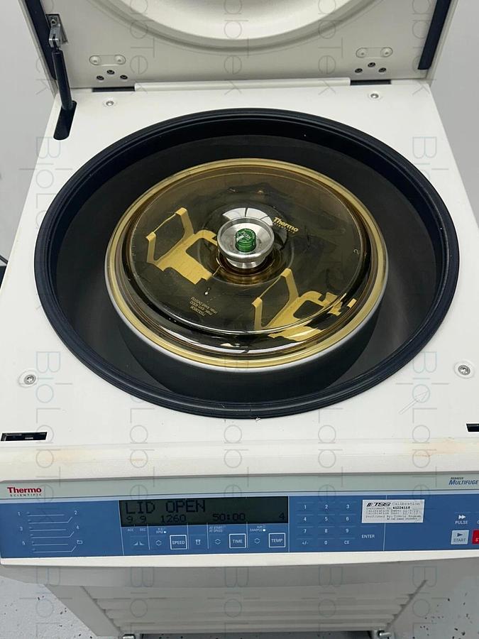 Used Thermo Heraeus Multifuge X3 FR floor centrifuge +Highplate 6000 Microplate Rotor