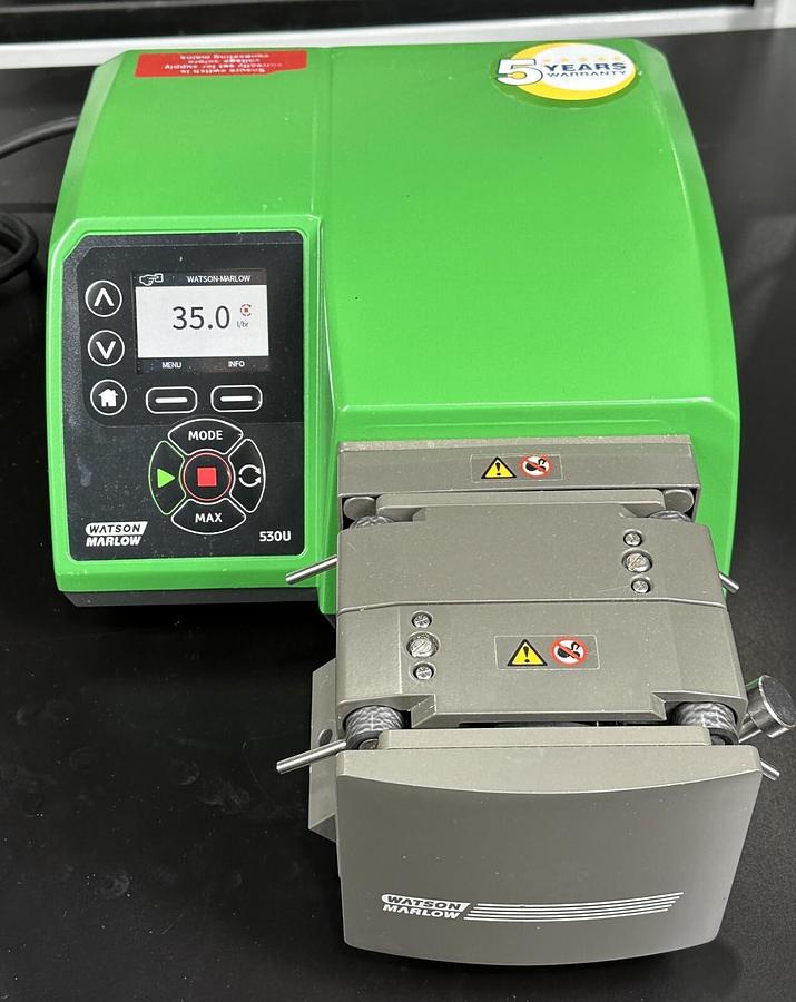 Used Watson Marlow 530U IP66 Peristaltic Process pump with dual tube head