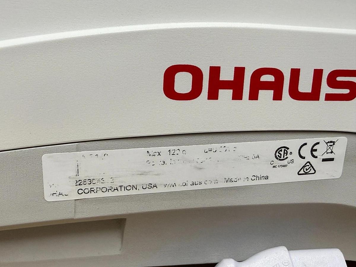 Used Ohaus MB120 Moisture Analyzer | Halogen Heating, 120g x 0.001g Benchtop