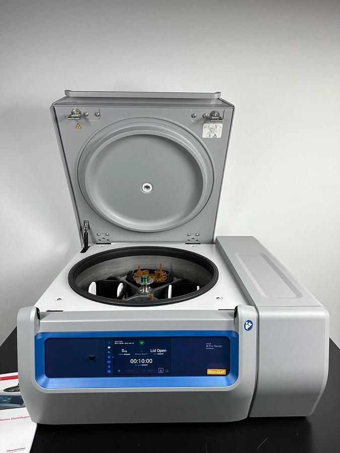 Used Thermo Scientific Sorvall X4R Pro MD Refrigerated Centrifuge with swinging rotor