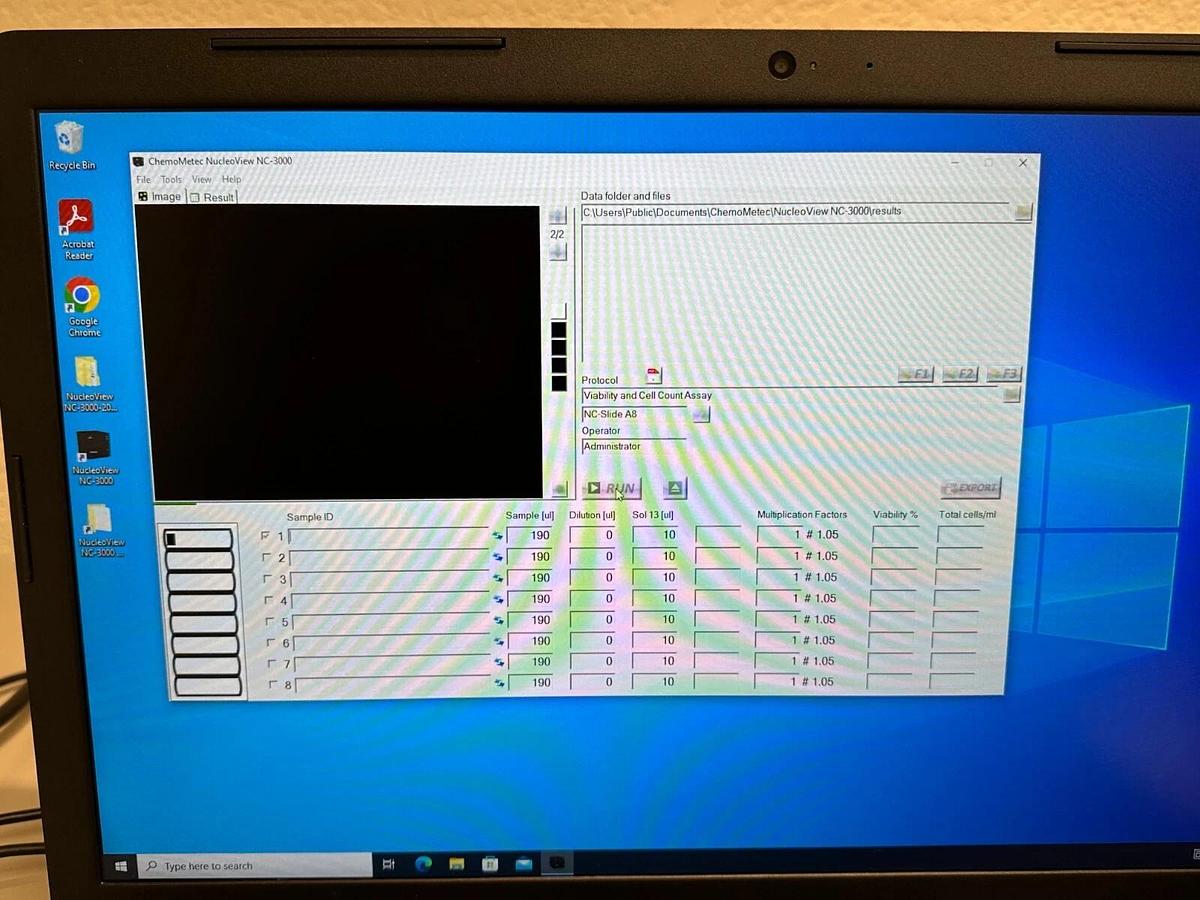 Used Chemometec NucleoCounter NC-3000 Advanced image cytometer Cell Analyzer