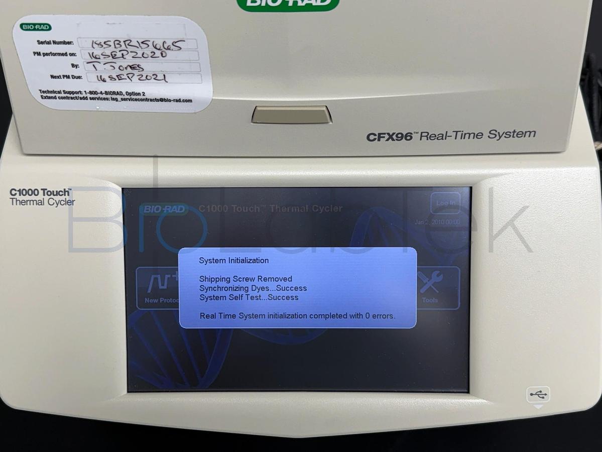 Used Bio-Rad CFX96 Touch Real-Time PCR Detection System | Low Hours