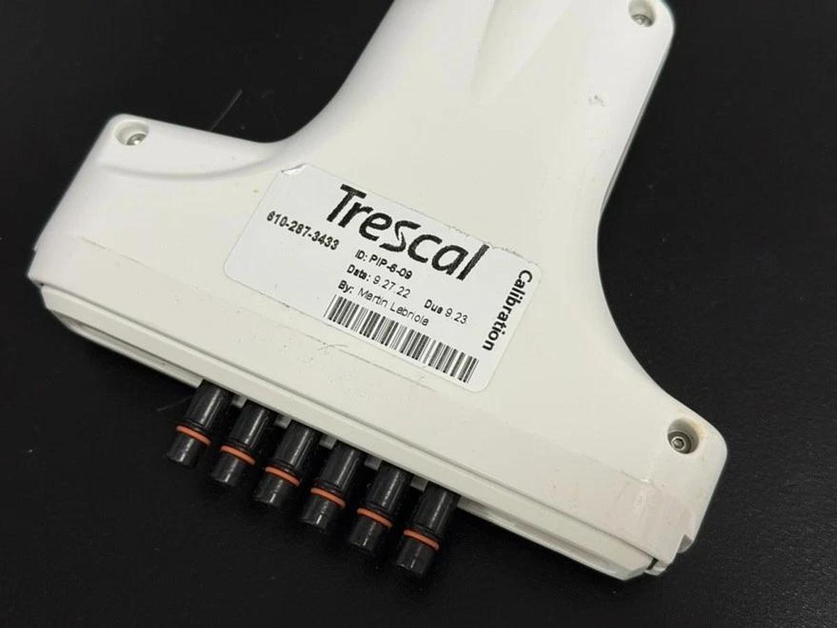Used Integra Voyager II 50-1250ul 6-channel electronic pipette