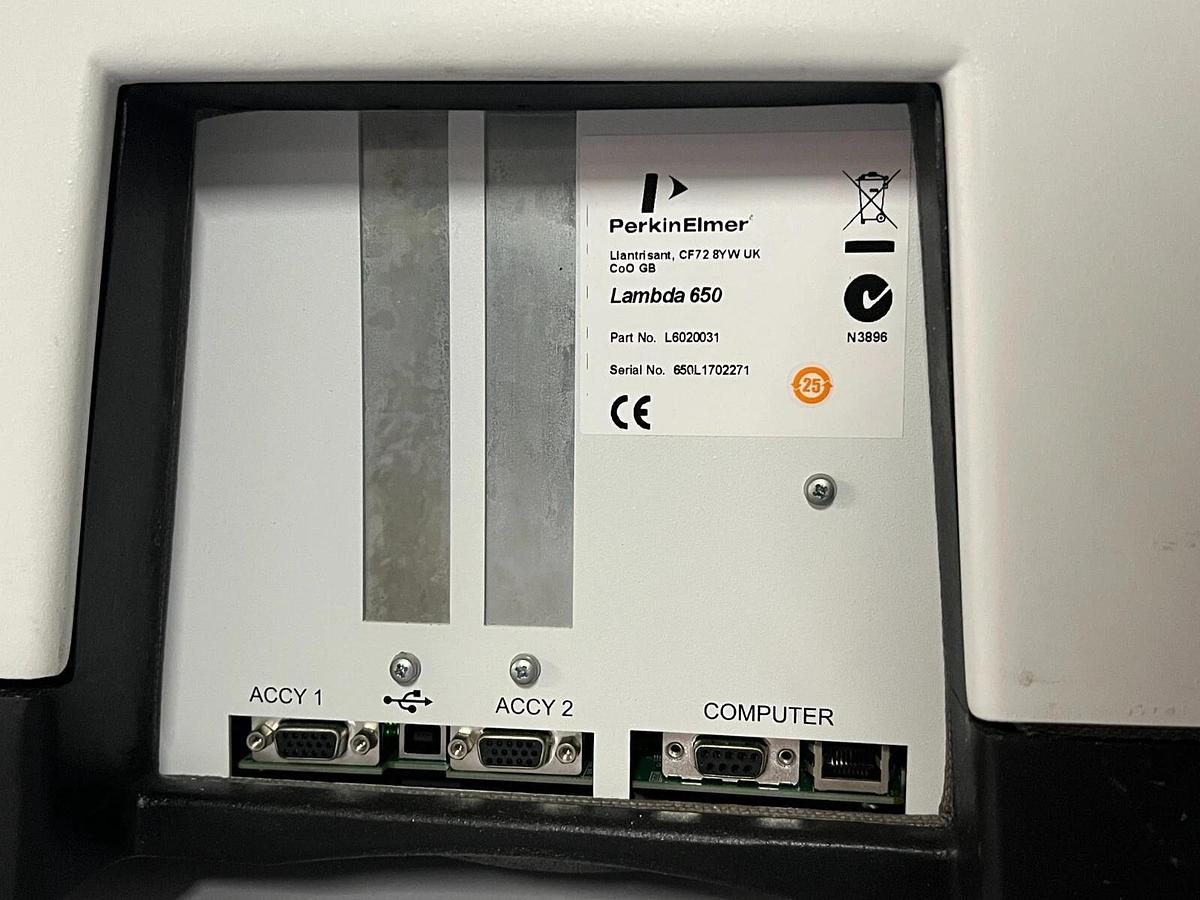 Used Perkin Elmer Lambda 650 UV/Vis Spectrophotometer L6020031