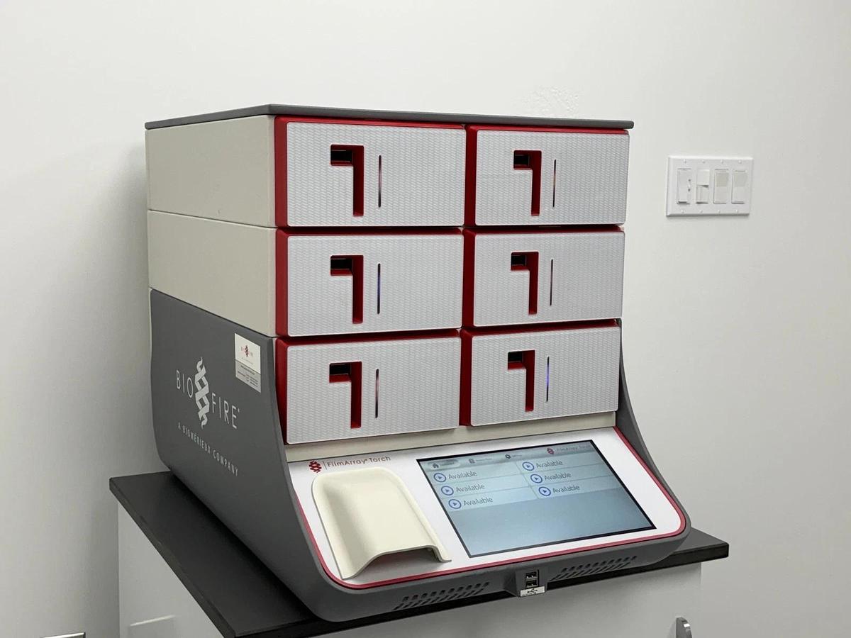 Used BioFire FilmArray Torch PCR Molecular Testing Analyzer | Base with 6 Modules