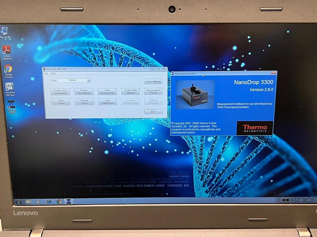 Used Thermo NanoDrop 3300 Fluorescence Fluorospectrometer Fluorometer