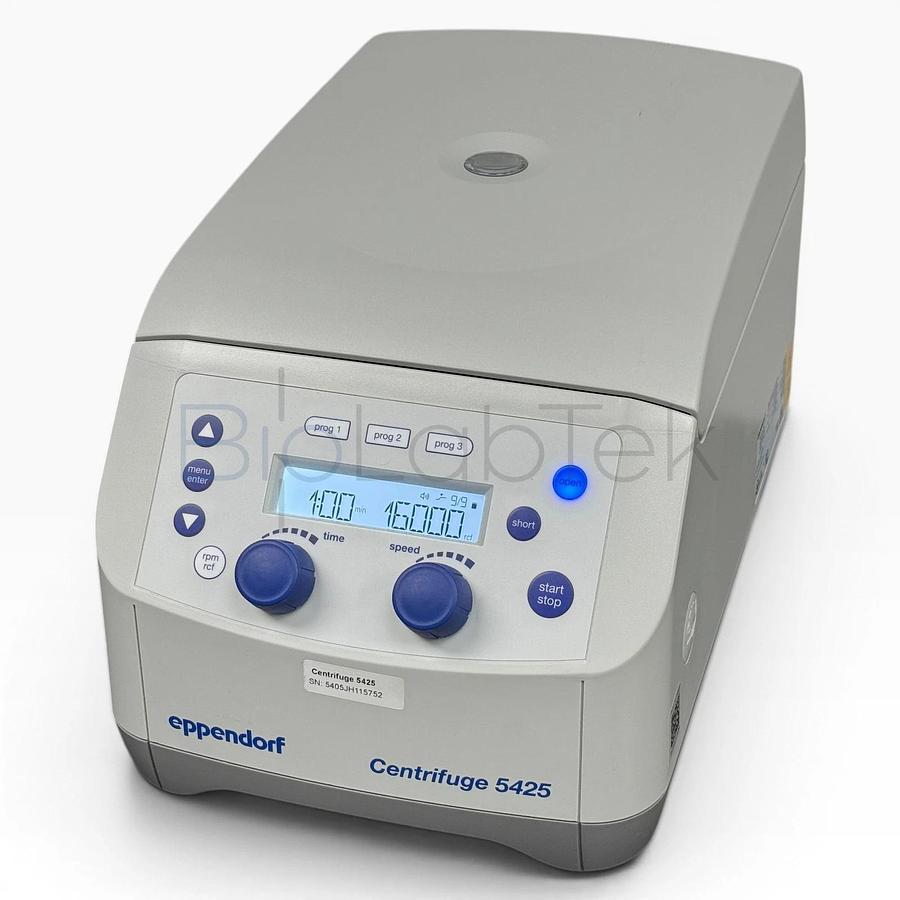 Used Eppendorf Centrifuge 5425 Benchtop Centrifuge with 24-Place tube rotor