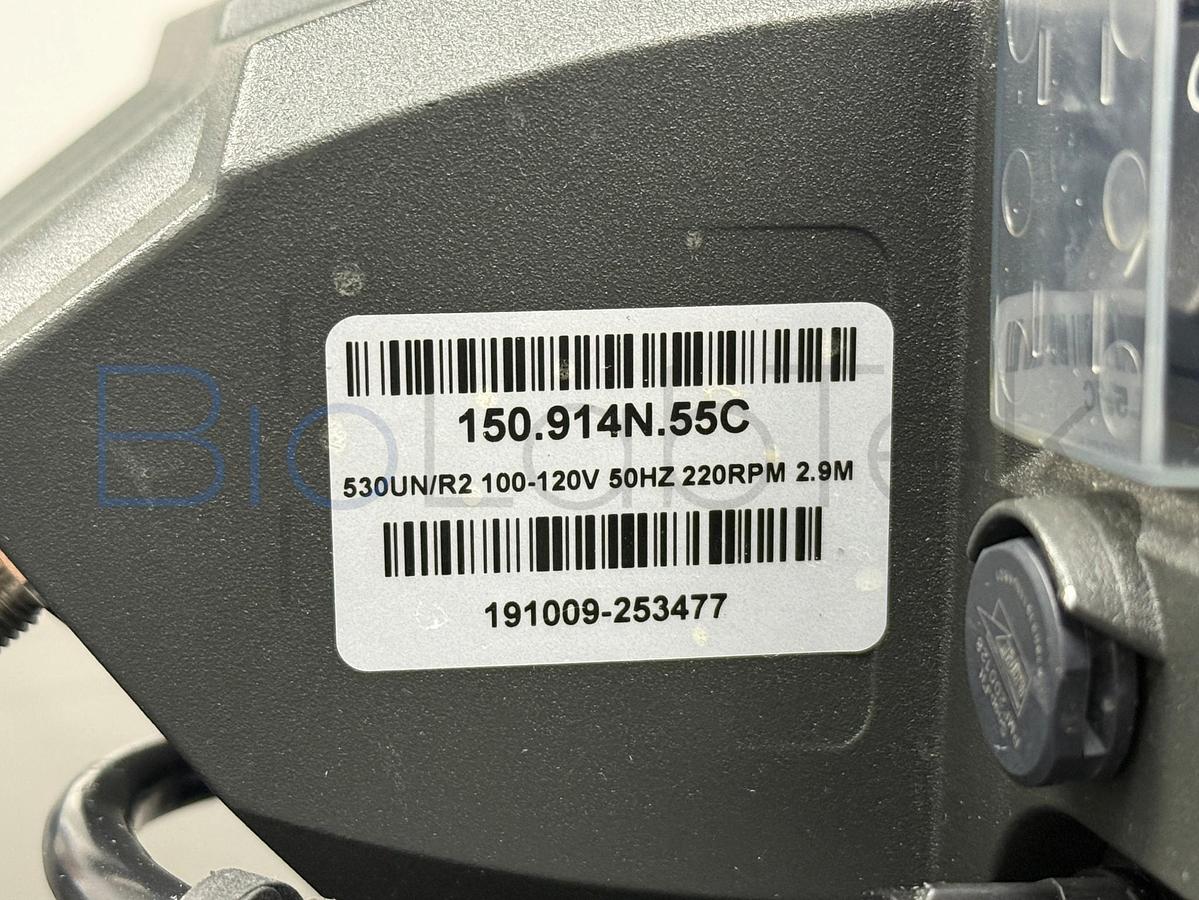 Used Watson-Marlow 530UN/R2 Cased Peristaltic Pump | 520R2 Head 45 Hours
