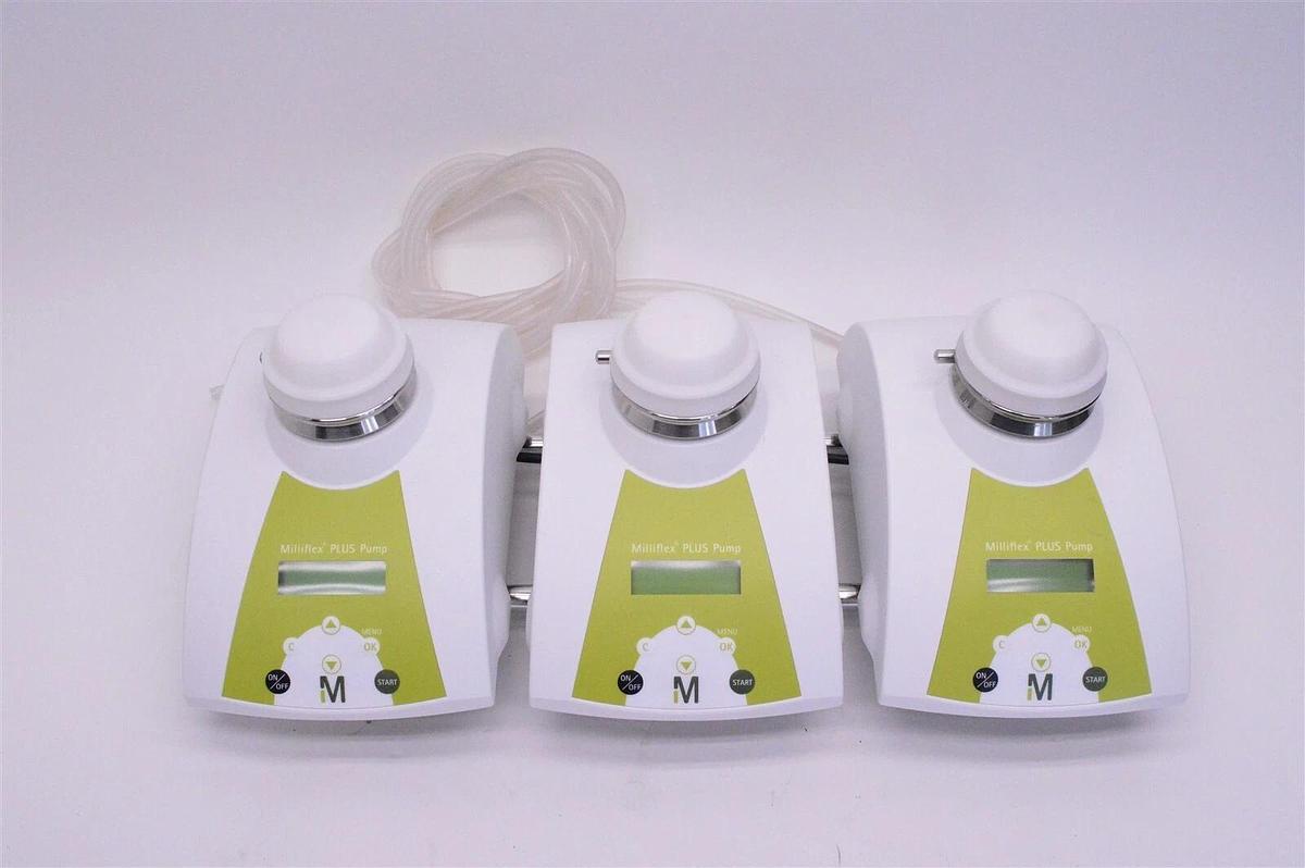 Used 3x lot Millipore Milliflex plus pump MXPPUMP01 w/Warranty