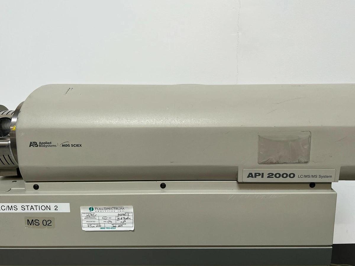 Used Applied Biosystems Sciex API 2000 LC/MS/MS Mass Spectrometer yr.2002 w/Warranty