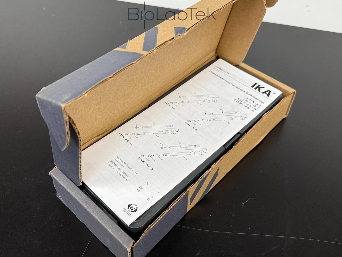 Used New IKA S25N-8G 8mm dispersing element tool for T25 disperser homogenizer 1-50ml