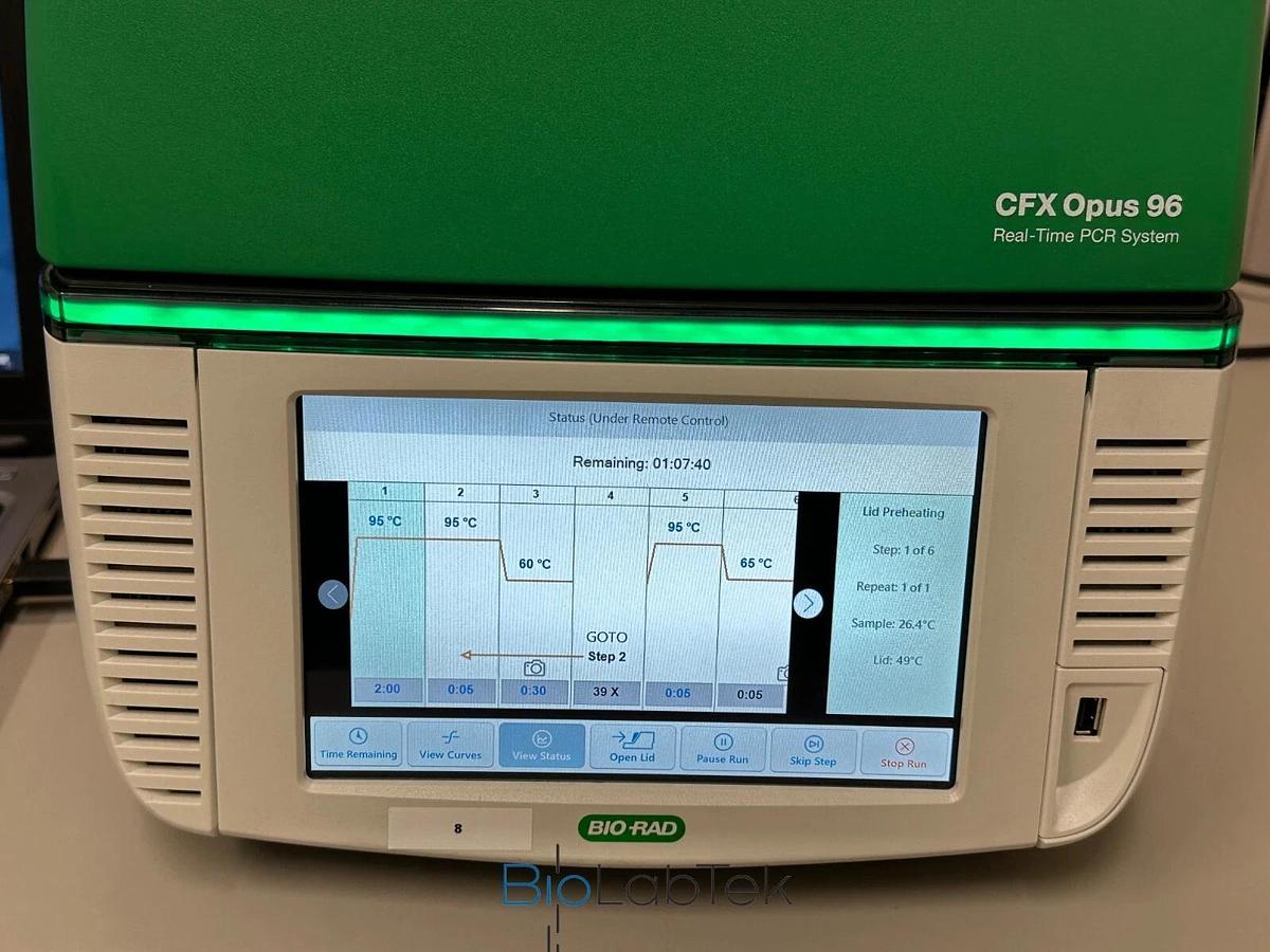 Used Bio-Rad CFX Opus 96 well Real-Time PCR System with Warranty