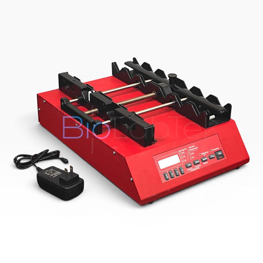 Used NewEra NE-1600 programmable Six-Channel Syringe Pump for infusion withdrawal