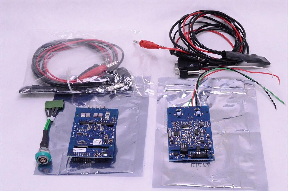 Used 2x Medlab 3 Channel ECG Test Kit bloodpressure board pcb EG01010 EG02000 0708