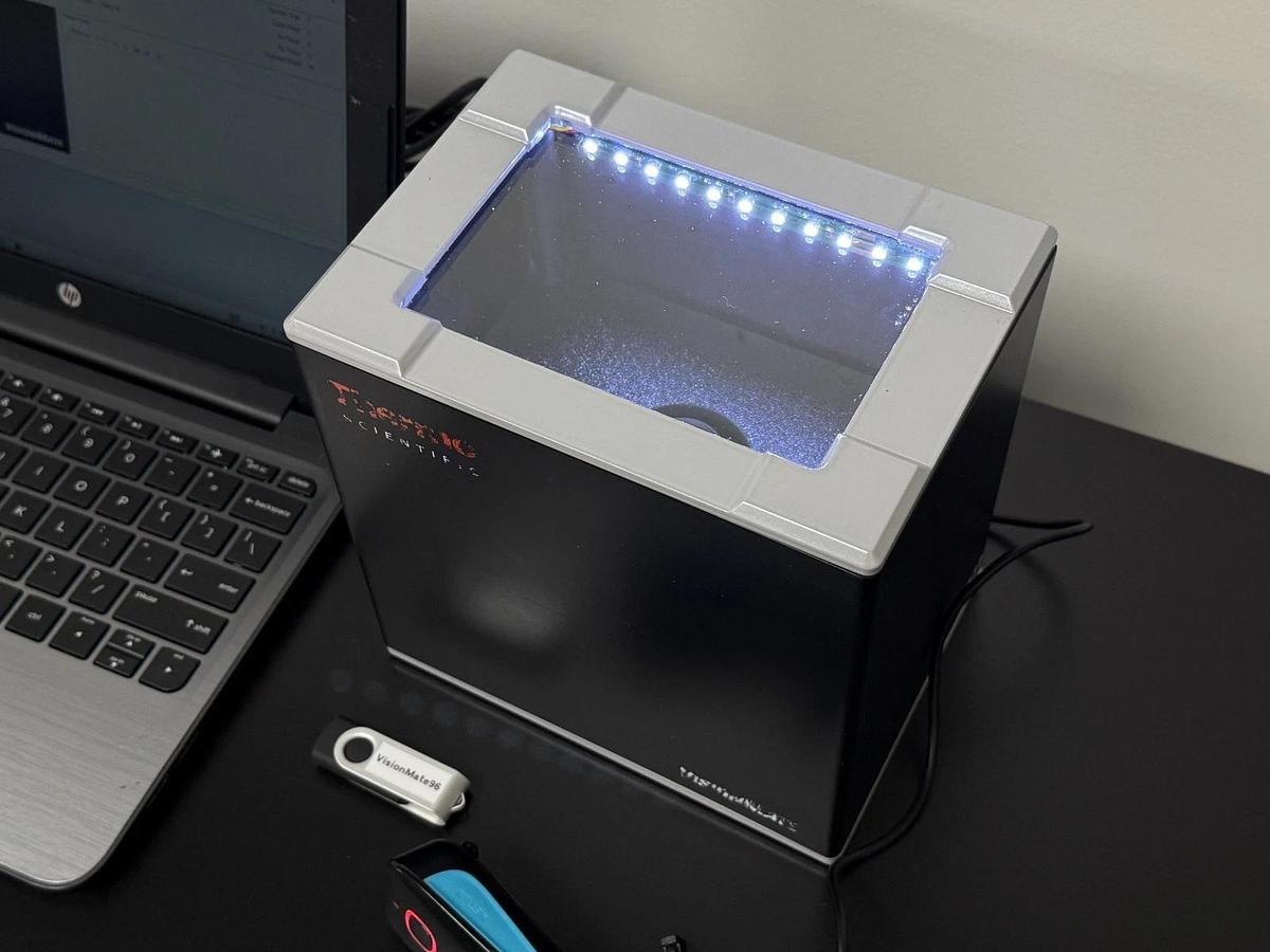 Used Thermo Scientific VisionMate HS 2D Barcode Scanner w/ Laptop & 1D Scanner
