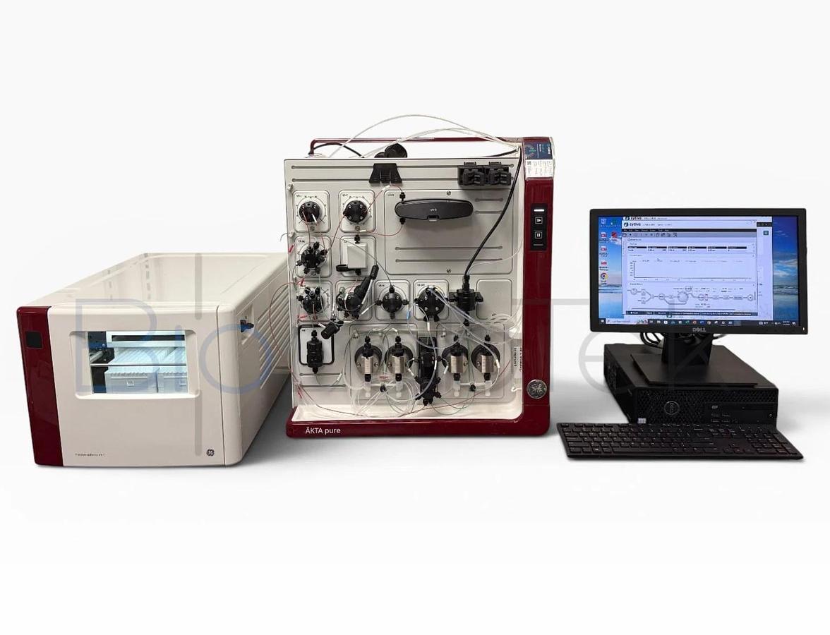 Used GE Cytiva AKTA Pure 25M FPLC Chromatography System + Frac/PC 2017