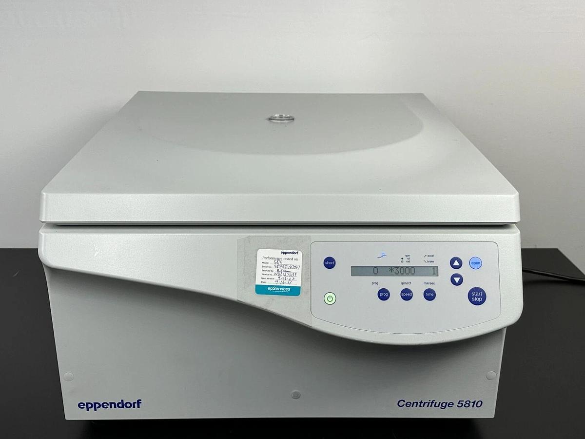 Used Eppendorf Centrifuge 5810 with Rotor FA-45-48-11