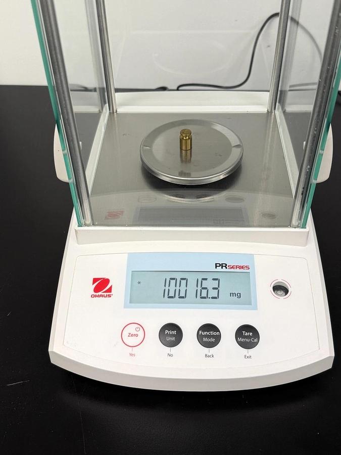 Used OHAUS PR124/E Analytical Balance | 120g Capacity, 0.1mg Readability