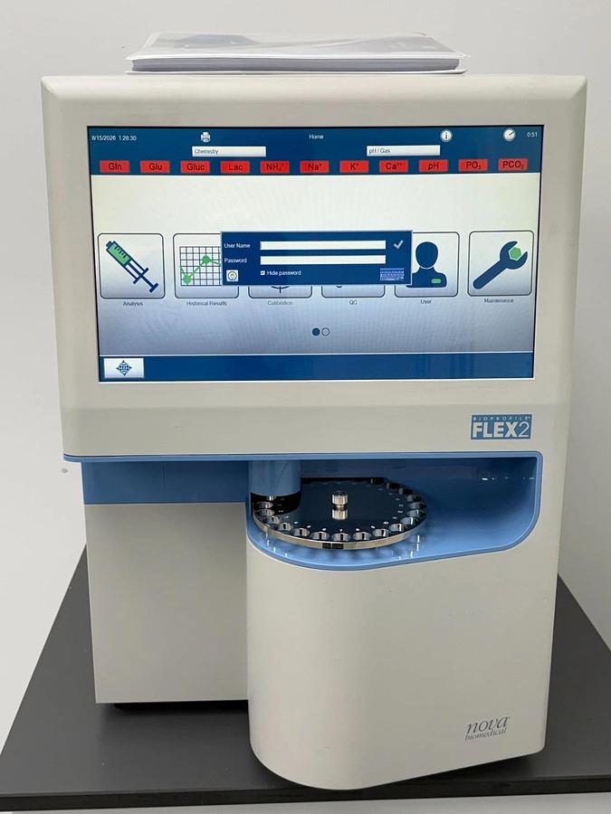 Used Nova Biomedical BioProfile FLEX2 Cell Culture Analyzer | 11-Parameter Chemistry