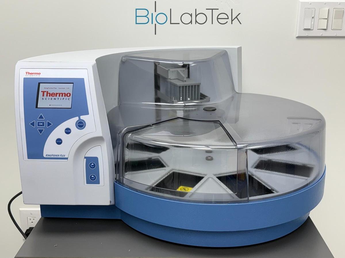 Used Thermo KingFisher Flex Purification System with 96 deep-well head