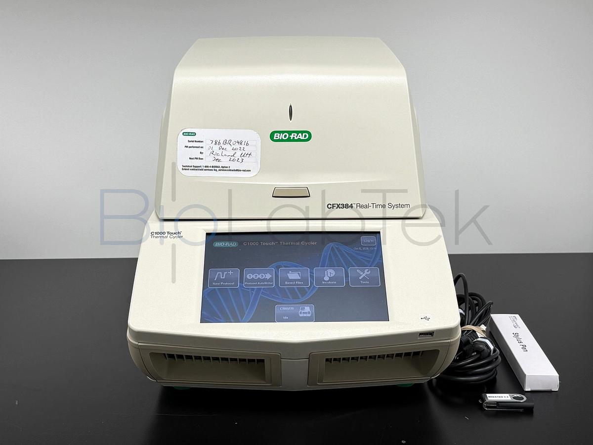Used Bio-Rad CFX384 Touch Real-Time PCR Detection System | 287 Hours
