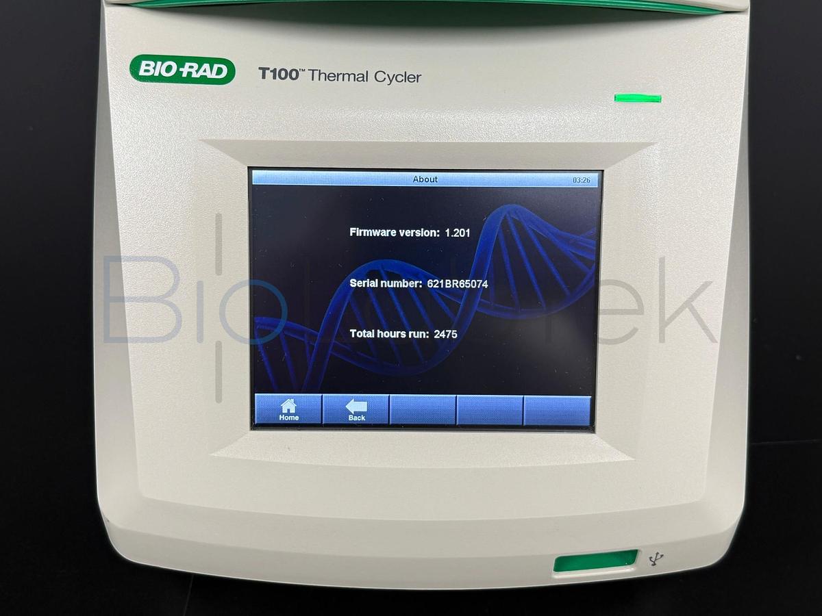 Used Bio-Rad T100 Thermal Cycler | 96-Well Gradient PCR Low Hours