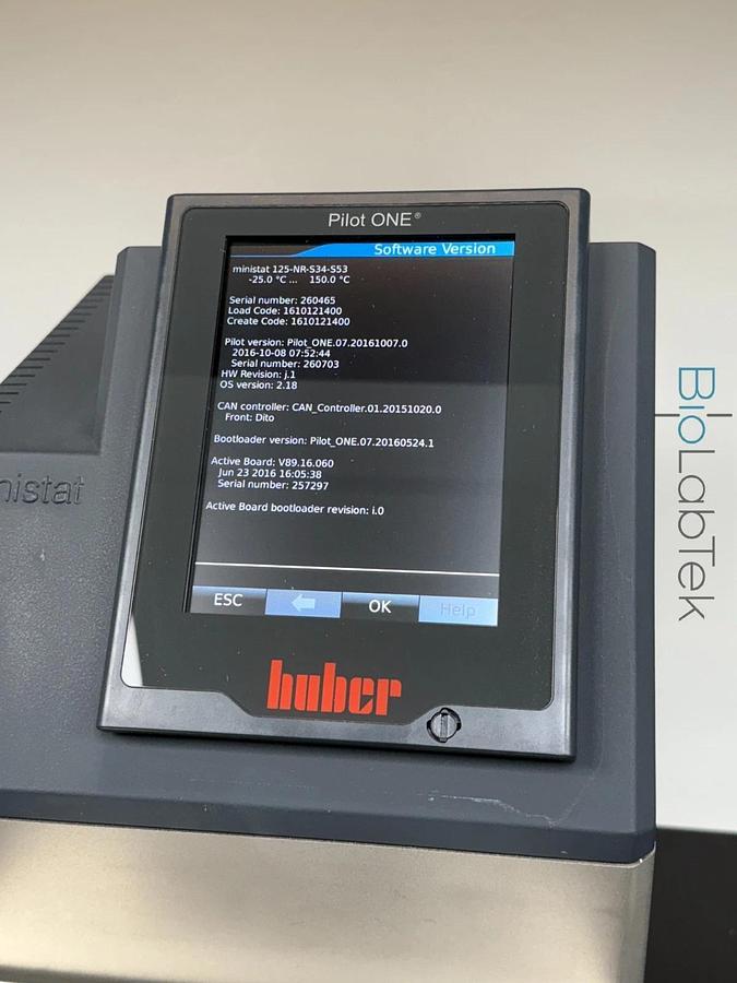Used Huber Ministat 125 PilotOne -25 to 150c 120v heat & cool Circulating Bath 2.75L