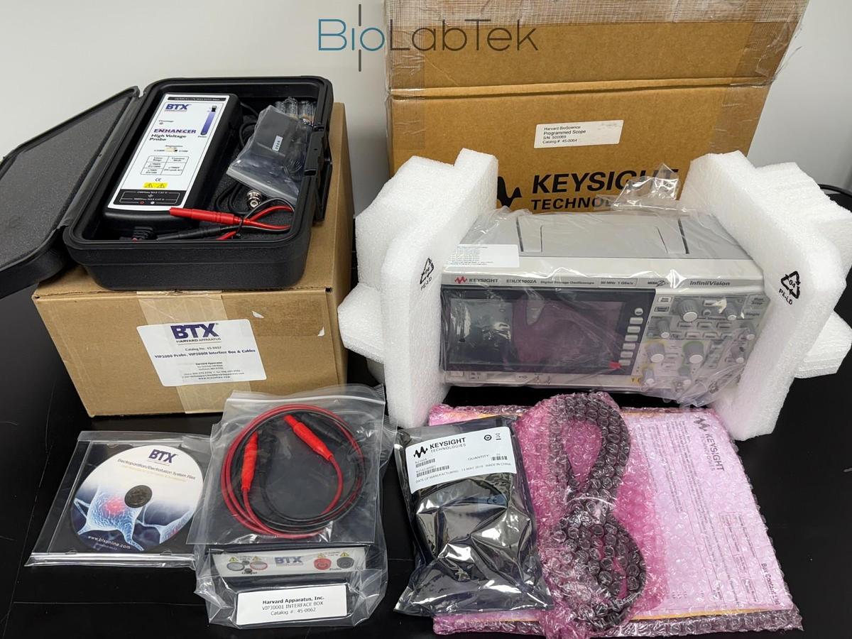 Used New BTX Enhancer 3000 Monitoring HV probe System & Oscilloscope