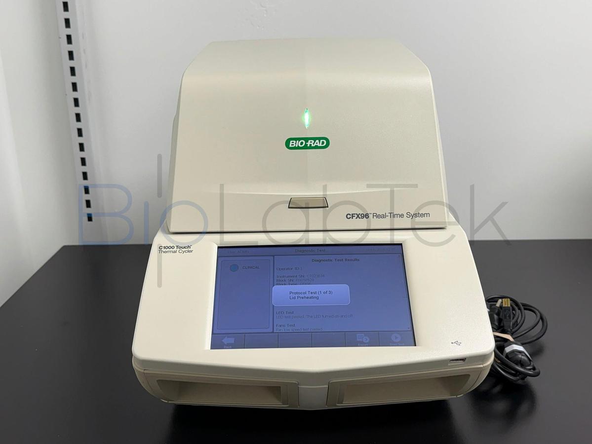 Used Bio-Rad CFX96 Touch Real-Time PCR Detection System | Low Hours